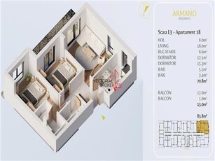 ✅COMPLEX RESIDENTIAL 2024 / 3 CAMERE DECOMANDAT / ETAJ 1