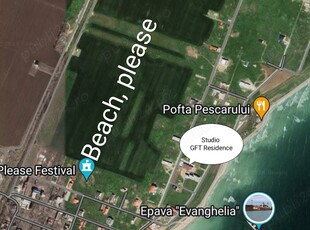 Studio Costinesti, mobilat și utilat, cu vedere la mare și Beach Please