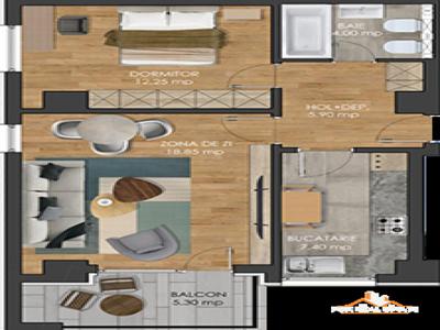 Apartament 2 camere 54 mp Rond Pacurari Iasi