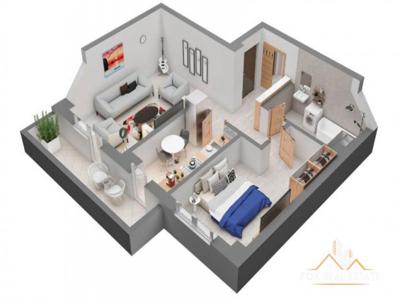 Apartament 2 camere 59.31 mp Dacia Iasi