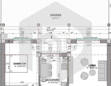 Apartament 2 Camere + Gradina | Dedeman | Decomandat