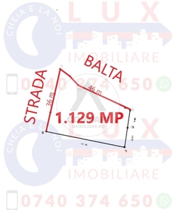 ID 7535 Teren INTRAVILAN cu IESIRE LA BALTA - Sat Mineri