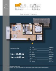 AP. 2 CAM IN BLOC PREMIUM / 10 MIN METROU 1 DEC. COMISION 0%!