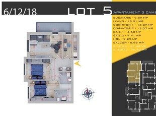 AP. 3 CAM. COMPLEX PREMIUM P+3. PARCARE GRATUITA // PALLADY //