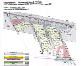 Jimbolia Parcele case / Spatii servicii PUZ utilitati