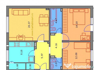 3 camere Tei ( Centrala Termica-Bloc Reabilitat )