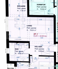 Apartament 2 camere, 53 mp, loc parcare inclus, Dumbravita