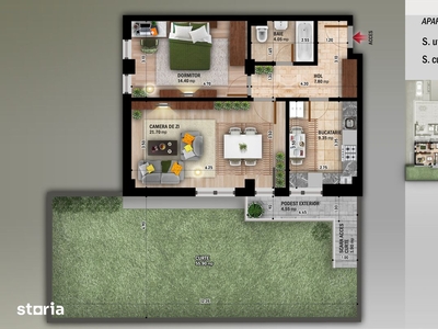 Apartament micro 14 etaj 4 cu 4 camere
