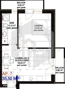 Apartament 2 camere - Rahovei- Balcon- FINALIZAT- Finisat la cheie