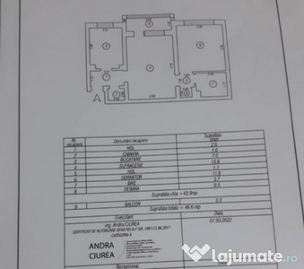 Centru-B dul Mamaia apartament 2 camere decomandat