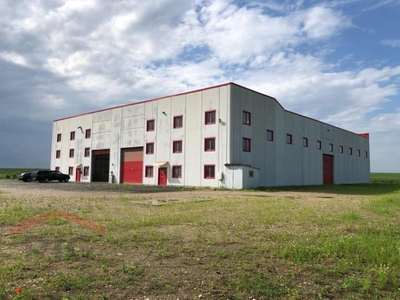 Hala industriala cu 2 poduri rulante de vanzare in zona industriala Sagu