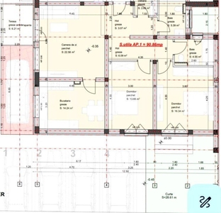 Apartament cu 3 camere, 91mp, gradina, zona Giroc