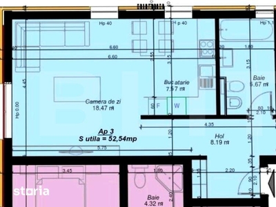 Apartament de 2 camere, 52 mp utili, zona Braytim