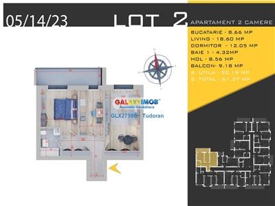 Pallady metrou Teclu la 12 minute| Parcare BONUS|Decomandat premium