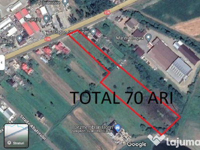 Teren intravilan Radauti - Calea Cernauti - 70 ari