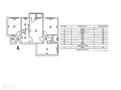 Apartament cu 4 camere in Micro 38