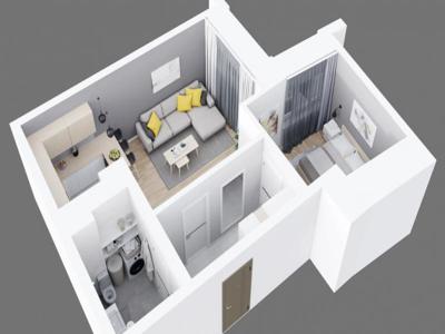 Apartament nou, 2 camere decomandat, 93 mp, Tatarasi, de vanzare, La 5 minute de Iulius Mall, Cod 130121