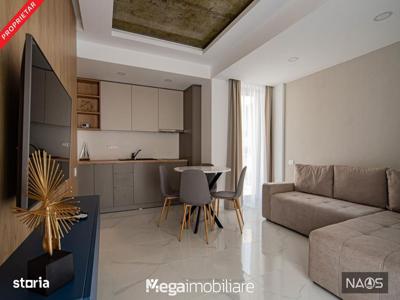 #Apartament mobilat și utilat, balcon 10m² - Naos Residence