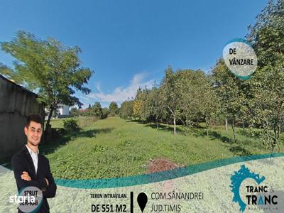 Teren intravalian de 551m2 în Sânandrei(ID:27622)