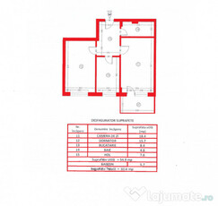 2 cam.61 mp,decomandat,bloc nou,str. Recea,cu loc de parcare exterior