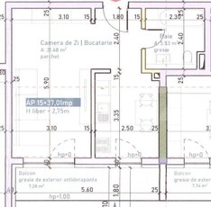 Apartament 2 camere, finisat, bloc nou, zona fabricii