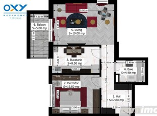 Rahova-Oxy Residence, 2 Camere 57 mp mega discount