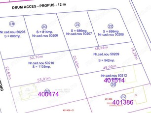 Teren 1135mp - 28.375 + Tva - Zona Herneacova ( langa lac)