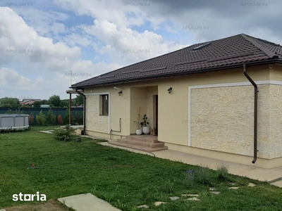 Casa 4c parter 113 mp utili, curte 504 mp, Sabareni, langa Bucuresti