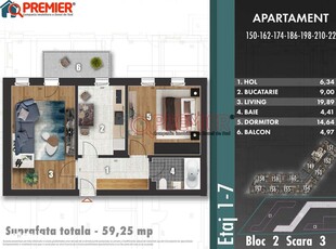 Apartament cu 3 camere de vanzare in Zorilor!