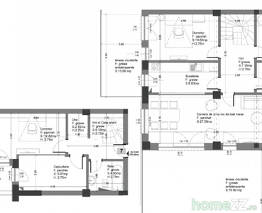 Apartament cu 3 camere in bloc nou