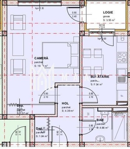 Apartament 1 camera | Decomandat | Zona Brana I 0% Comision