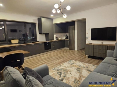 Apartament 4 camere, mobilat si utilat, doua parcari, vedere panoramica, Noua, Brasov