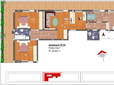 APARTAMENT CU MUTARE IMEDIATĂ, BLOC NOU, TĂTĂRAȘI KAUFLAND