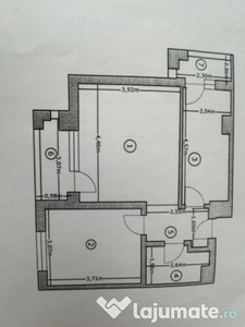 Apartament 2 camere complet mobilat Rezervelor