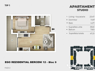 Nou - 2 Camere - Berceni - Metrou