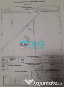 Teren 5000mp | Deschidere 24| Extravilan | Domnesti-Teghes
