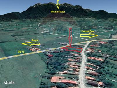 Teren intravilan, 2945 mp, Bran, DN 73