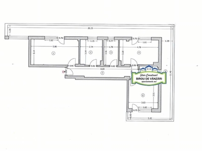 Apartament DeVânzare Cu 3 Camere + curte in zona București-noi sec.1