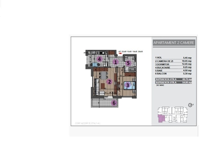 Apartament cu 2 camere decomandat în zona Brâncoveanu - Gata de mutare