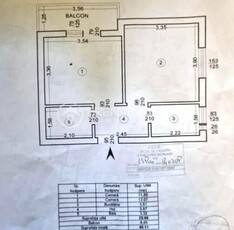 Apartament 2 camere, Tatarasi, 37mp