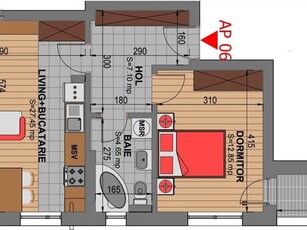 Apartament 2 camere 2cam.dec. sau studio la 10min de metrou Ap