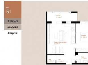 NOU PE PIATA ! Apartament de 2 camere, imobil nou de lux, zona VIVO Cluj