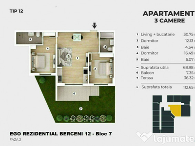 Ap 3 camere - Berceni 400m Metrou - Oferta Exclusiva