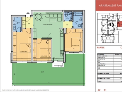 Apartament cu 4 camere - 3 bai - curte 55 mp | Metrou Berceni