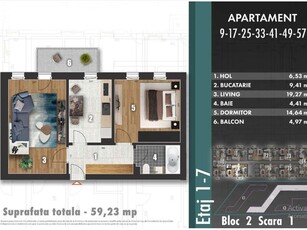 Apartament 2 camere Metalurgiei Lidl, parc T. Arghezi