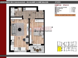 Apartament 2 camere Metrou Berceni, 2 camere cu mutare in decembrie