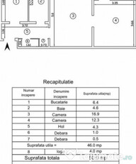 Apartament 2 camere - Podu Roș - bloc fără risc