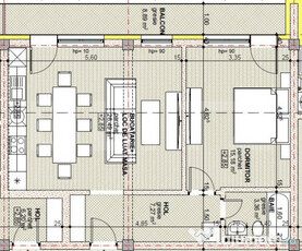 Apartament 3 camere, 51,81 mp, bloc nou, zona Libertatii