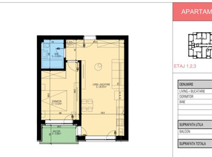 Apartament tip studio 47mp - Soseaua Leordeni