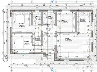 Casa de vanzare, 4 camere, 107 mp, 8 arii de teren, zona de